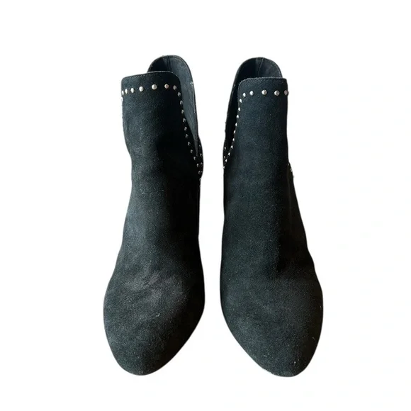 Steve Madden Rockstar Black Suede Ankle Boots Sz 9.5 - Picture 2 of 5